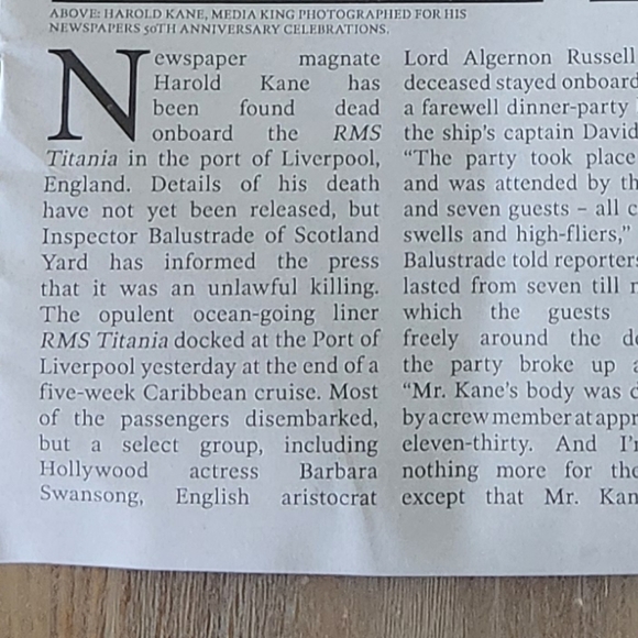 🕵️‍♀️🚢 Lagoon Games – Murder Mystery Party Game: HSS Titanic 💼 Complete game - Picture 10 of 10